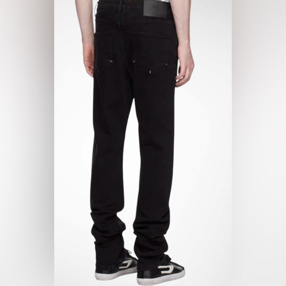 MEN’s RARE RTA Brand Graffiti slim black logo Jeans NWT size 28W x 32L $395 - Picture 9 of 11